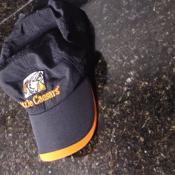Little Caesars Cap Fix All Size Black Orange Brand New - Picture 2 of 3